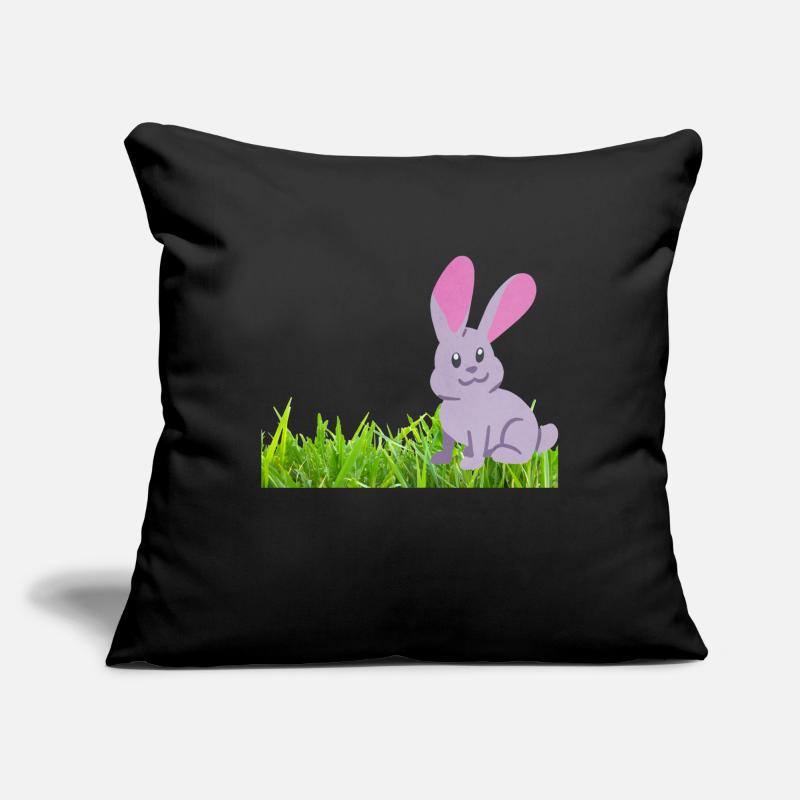 Rabbit on grass Sofa pillowcase 17,3'' x 17,3'' (45 x 45 cm)