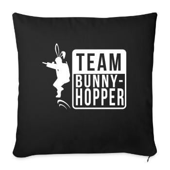 Hopper Gamer Streamer Warzone Gamepad Gamecker Game - Sofa pillowcase 17,3'' x 17,3'' (45 x 45 cm) - black - Front