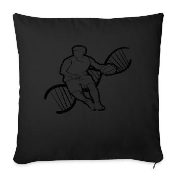 Équipe de basket-ball Basketball Amateurs de basket-ball - Housse de coussin décorative 45 x 45 cm - noir - Devant