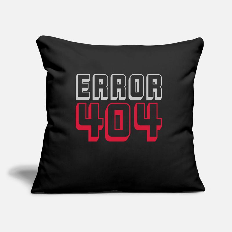 Error 404 Computer Connection Sofa pillowcase 17,3'' x 17,3'' (45 x 45 cm)