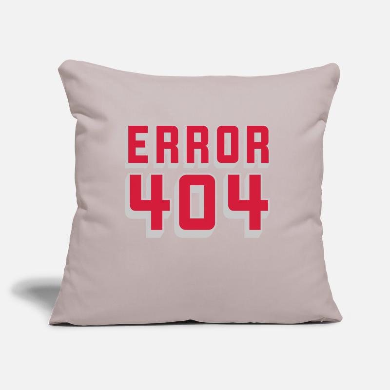 Connection Problem Error 404 Sofa pillowcase 17,3'' x 17,3'' (45 x 45 cm)