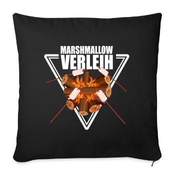 Marshmallow Verleih - Sofakissenbezug 45 x 45 cm - Schwarz - Vorne