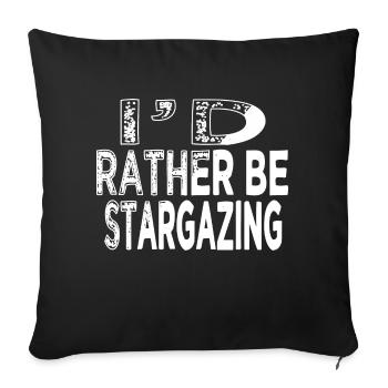 believe astronomy stuff joke funny christmas - Sofa pillowcase 17,3'' x 17,3'' (45 x 45 cm) - black - Front