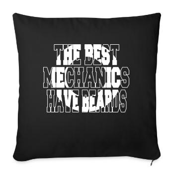 baseballclothing happy funny jokes - Sofa pillowcase 17,3'' x 17,3'' (45 x 45 cm) - black - Front