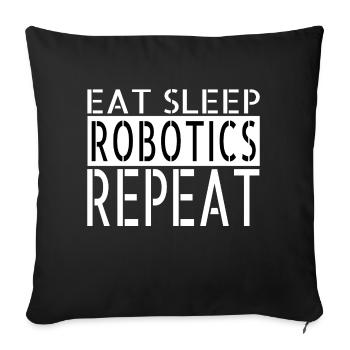 funny quote mechanical robotics engineer cool - Sofakissenbezug 45 x 45 cm - Schwarz - Vorne