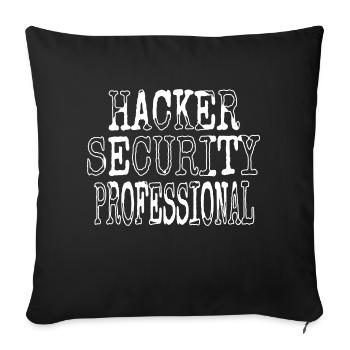 but i do geek codes equestrian hack the box - Sofakissenbezug 45 x 45 cm - Schwarz - Vorne