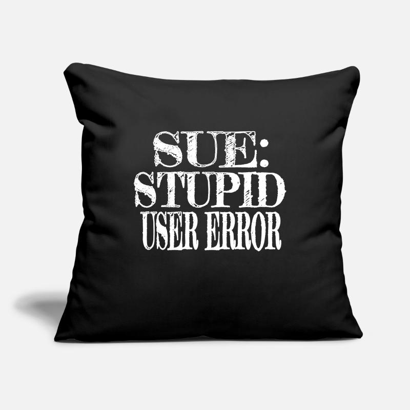 computer humour gift present present idea Sofa pillowcase 17,3'' x 17,3'' (45 x 45 cm)