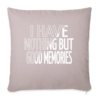 hack out present idea computer freak gift encrypt - Sofa pillowcase 17,3'' x 17,3'' (45 x 45 cm) - light taupe - Front
