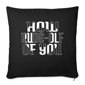 Computer Dinosaur Fan Birthday Present Idea - Sofa pillowcase 17,3'' x 17,3'' (45 x 45 cm) - black - Front