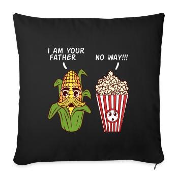 Vegan Farm Vegetable Yellow Cooking Collection - Housse de coussin décorative 45 x 45 cm - noir - Devant