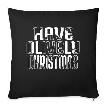 Christmas Present Joke Comic Awkward Beach Holiday - Sofa pillowcase 17,3'' x 17,3'' (45 x 45 cm) - black - Front
