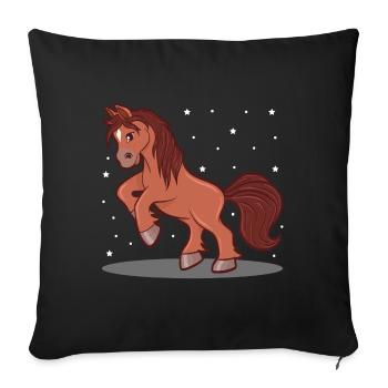 La vie est meilleure avec la conception de - Housse de coussin décorative 45 x 45 cm - noir - Devant