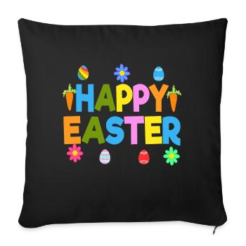 The Perfect Gift For Those Who Love Easter And - Sofa pillowcase 17,3'' x 17,3'' (45 x 45 cm) - black - Front