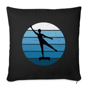 Fitness Training Physiques Women - Sofa pillowcase 17,3'' x 17,3'' (45 x 45 cm) - black - Front