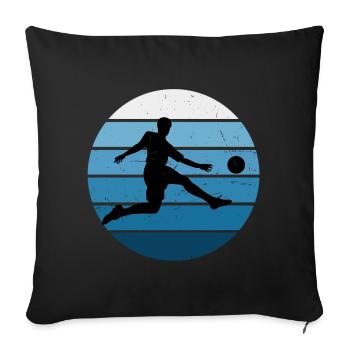 Football Football Game Football Games Women - Sofa pillowcase 17,3'' x 17,3'' (45 x 45 cm) - black - Front