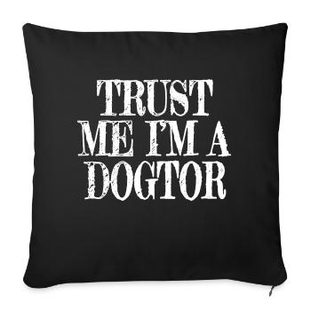 Sayings Beagle Dog Gift Funny Quote - Sofa pillowcase 17,3'' x 17,3'' (45 x 45 cm) - black - Front