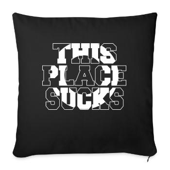 Statement Alien Pun Aliens Cool Aesthetic All - Sofa pillowcase 17,3'' x 17,3'' (45 x 45 cm) - black - Front