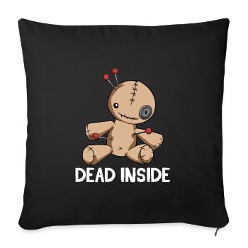 Depression Kills Raise Awareness Help Heal - Sofa pillowcase 17,3'' x 17,3'' (45 x 45 cm) - black - Front