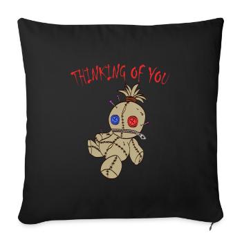 Thinking Of You Depression Kills Raise Awareness - Sofa pillowcase 17,3'' x 17,3'' (45 x 45 cm) - black - Front