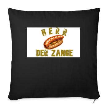 Herr der Zange - Sofakissenbezug 45 x 45 cm - Schwarz - Vorne