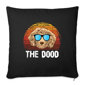 Le Dood Paws Animal Dog Design pour les - Housse de coussin décorative 45 x 45 cm - noir - Devant