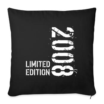 LIMITED EDITION 2008 - Sofa pillowcase 17,3'' x 17,3'' (45 x 45 cm) - black - Front