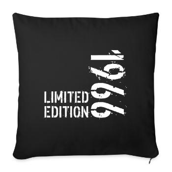 LIMITED EDITION 1966 - Housse de coussin décorative 45 x 45 cm - noir - Devant