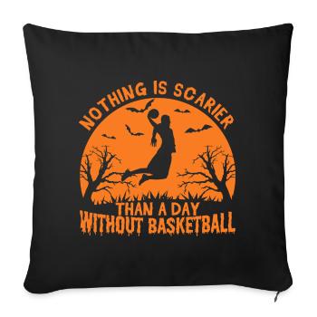 Basketball Player Quote - Sofa pillowcase 17,3'' x 17,3'' (45 x 45 cm) - black - Front