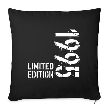 LIMITED EDITION 1995 - Housse de coussin décorative 45 x 45 cm - noir - Devant