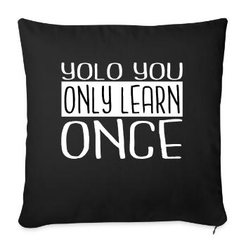 christmas vacation geek boys bday automation - Sofakissenbezug 45 x 45 cm - Schwarz - Vorne