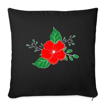 Florist Flower Plant Nature Gardener - Sofa pillowcase 17,3'' x 17,3'' (45 x 45 cm) - black - Front