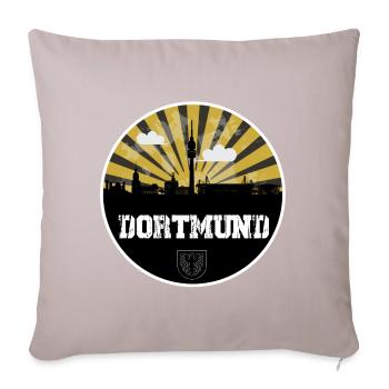 Dortmund Skyline Home Game - Sofa pillowcase 17,3'' x 17,3'' (45 x 45 cm) - light taupe - Front