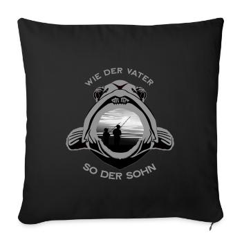 TEL PÈRE, TEL FILS - Housse de coussin décorative 45 x 45 cm - noir - Devant