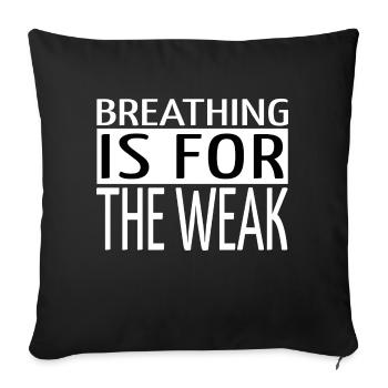 Funny Swimming Tshirts Sports Joke Gift Birthday - Sofa pillowcase 17,3'' x 17,3'' (45 x 45 cm) - black - Front