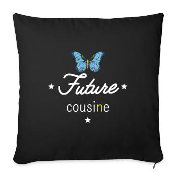 Future cousine - Housse de coussin décorative 45 x 45 cm - noir - Devant