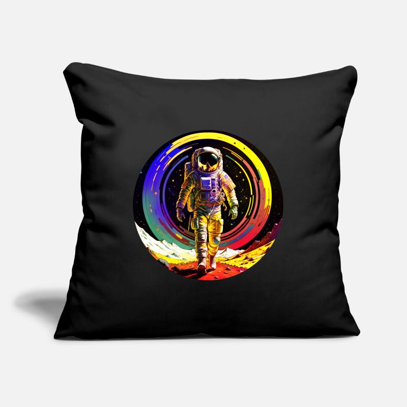 Sortie dans l’espace 1969 Housse de coussin décorative 45 x 45 cm