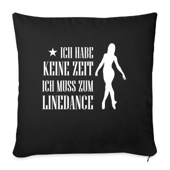 Dancing Dance Music - Sofakissenbezug 45 x 45 cm - Schwarz - Vorne