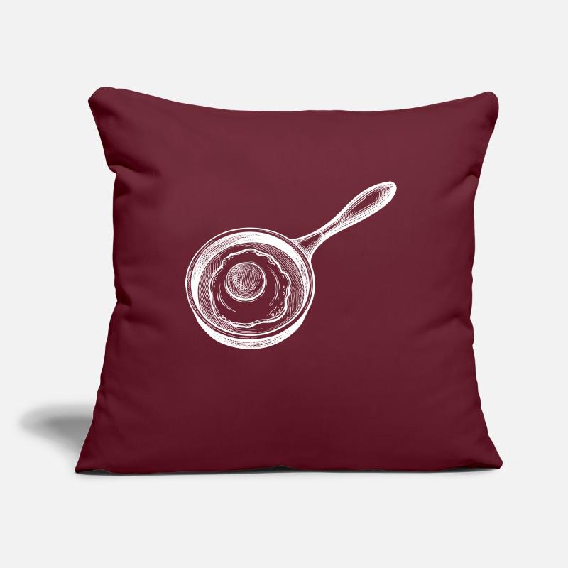 Fried egg pan Sofa pillowcase 17,3'' x 17,3'' (45 x 45 cm)
