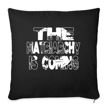 drôle bday sortie en famille drôle dire amusant - Housse de coussin décorative 45 x 45 cm - noir - Devant
