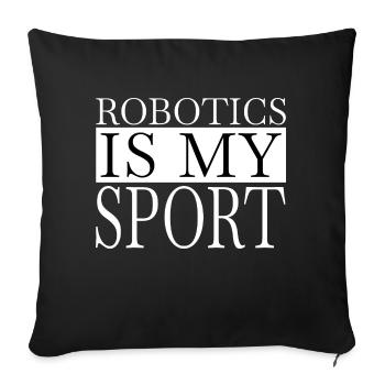 Funny Gift Birthday Present Idea Funny Quote - Sofa pillowcase 17,3'' x 17,3'' (45 x 45 cm) - black - Front