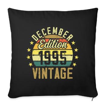 Légendes Sont Nés En Décembre 1995 - Édition 1995 - Housse de coussin décorative 45 x 45 cm - noir - Devant