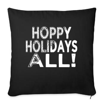 Dork Fun Geek Bodybuilder Bodybuilding - Sofa pillowcase 17,3'' x 17,3'' (45 x 45 cm) - black - Front