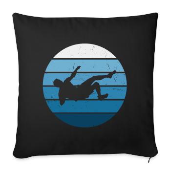 Grimpeur Hommes Escalade de bloc Escalade de bloc - Housse de coussin décorative 45 x 45 cm - noir - Devant