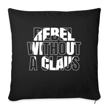 birthday present sayings christmas present - Sofa pillowcase 17,3'' x 17,3'' (45 x 45 cm) - black - Front