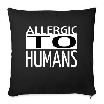 Sayings Alien Lover 51 Jokes Quote Animal Aliens - Sofa pillowcase 17,3'' x 17,3'' (45 x 45 cm) - black - Front