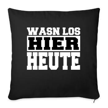 humor spruch spaß zitat geek weihnachten - Sofakissenbezug 45 x 45 cm - Schwarz - Vorne