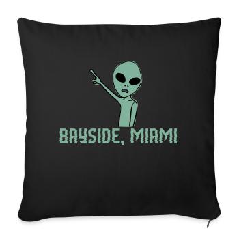 Bayside Miami Shadow Alien - Sofakissenbezug 45 x 45 cm - Schwarz - Vorne
