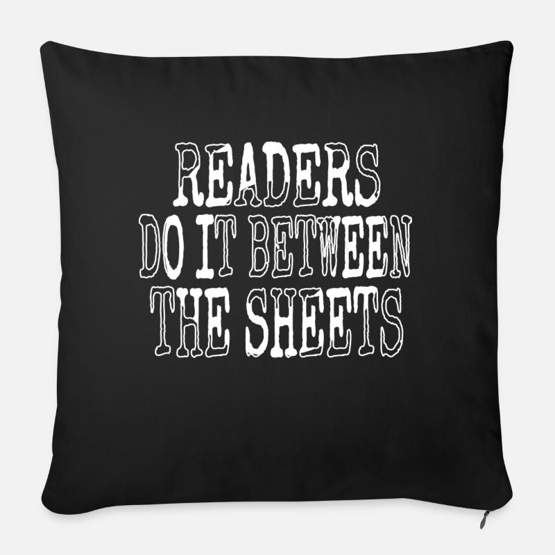 birthday book cat wine jokes book quotes - Sofakissenbezug 45 x 45 cm - Schwarz