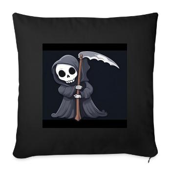 The Grim Reaper - Sofa pillowcase 17,3'' x 17,3'' (45 x 45 cm) - black - Front