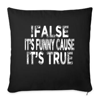 informatics nurse girl gift idea doctor - Sofakissenbezug 45 x 45 cm - Schwarz - Vorne